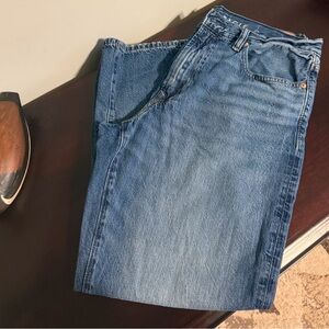 American Eagle Outfitters Blue Straight Jeans